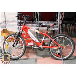 RED CCM KIDS BICYCLE.