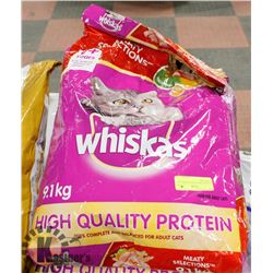 WHISKAS MEATY SELECTIONS CAT FOOD 9.1KG