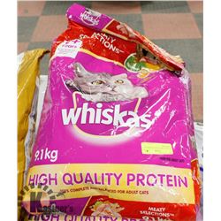 WHISKAS MEATY SELECTIONS CAT FOOD 9.1KG