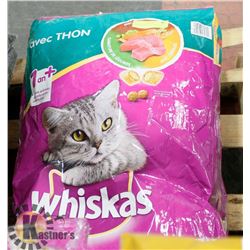 WHISKAS TUNA CAT FOOD, 9.1KG.