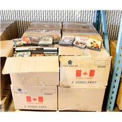 PALLET OF ASSORTED DVDS