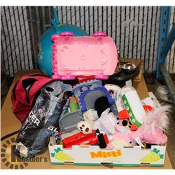 PALLET OF ASSORTED MISC HOUSEHOLD.