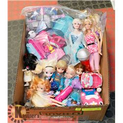 BOX FULL OF BARBIES AND BARBIE
