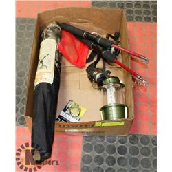 BOX WITH 2 "READY TO FISH" TELESCOPIC