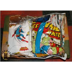 VINTAGE 1960'S SUPER HERO SHEETS