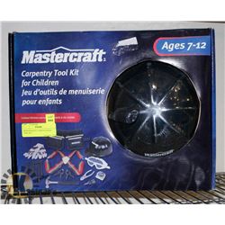 MASTERCRAFT CARPENTER KID TOOL KIT.
