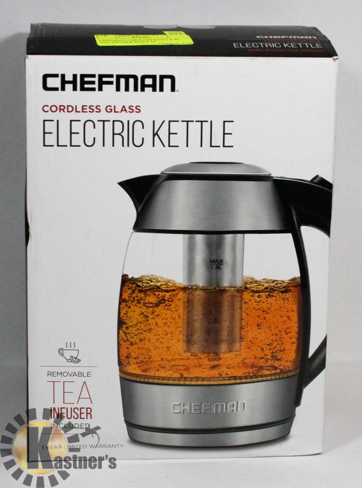 CHEFMAN CORDLESS KETTLE W/ TEA INFUSER BUILT IN