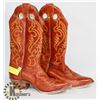 Image 1 : GENUINE LEATHER COWBOY BOOTS LADIES SZ 8