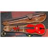 Image 1 : RED VIOLIN WITH CASE AND BOW