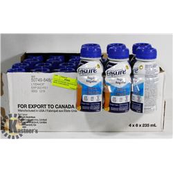 CASE OF ENSURE ORANGE CREAM MEAL SUPPLEMENTS