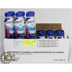 CASE OF ENSURE MIXED BERRY MEAL SUPPLEMENTS