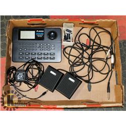 ALESIS SR-16 STEREO DRUM MACHINE WITH  EXTRA