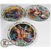 Image 1 : LOT OF 3 WIZARD OF OZ MUSICAL COLLECTOR PLATES