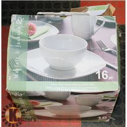 16PC MAYFAIR & JACKSON DISH SET.