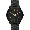 Image 1 : NEW MICHAEL KORS SLIM RUNWAY BLACK DIAL BLACK ION