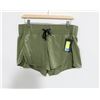 Image 1 : HURLEY WOMEN'S GREEN ATHLETIC SHORTS.