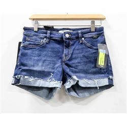 MAVI LADIES LOW RISE JEAN SHORTS SIZE 25.