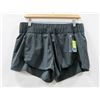 Image 1 : LADIES HURLEY BLACK ATHLETIC SHORTS. SIZE MED.
