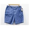 Image 1 : RVCA MEN'S BLUE MID LENGTH SHORTS SIZE 34.