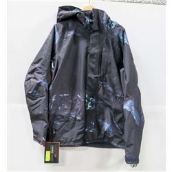 BURTON BLACK N  BLUE OPAL RADIAL JACKET. SIZE LG MEN