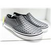 Image 1 : PAIR OF MEN'S GREY/WHITE NATIVE SHOES SIZE 12.