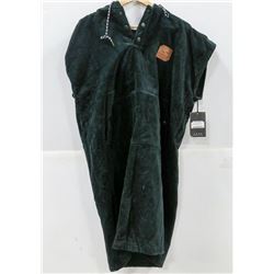 SLOWTIDE DRIGS CHANGING BLACK PONCHO. SM/MED