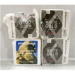 BLACK DIAMOND BAG OF CHALK BLOCKS.