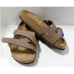 BIRKENSTOCKS BROWN STRAPPY SANDALS LADIES SIZE 5