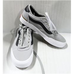 VANS BLACK AND GREY BOYS SHOES SIZE 5.