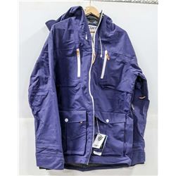 COLORWEAR NAVY BLUE RAIN COAT. SIZE XL.