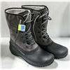 Image 1 : NORTHFACE BLACK AND GREY LINED WOMEN'S BOOTS SIZE 8.5