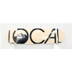 LOCAL BLONDE WOOD SKATE DECK PURPLE TRIM. 7.75.