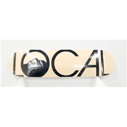 LOCAL BLONDE WOOD SKATE DECK PINK TRIM 8.25