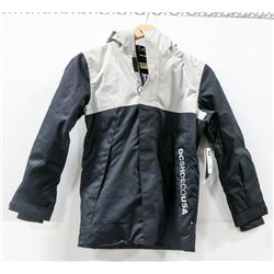 DC BLACK & GREY YOUTH SNOWBOARDING JACKET SIZE M/10