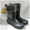 Image 1 : BOGS GREY LINED RAIN BOOT SIZE 6.