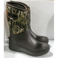 BOGS BROWN AND CAMO INSULATED RAIN BOOT MEN'S SIZE 13