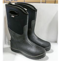 BOGS BLACK INSULATED RAIN BOOT MEN'S SIZE 12