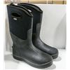 Image 1 : BOGS BLACK INSULATED RAIN BOOT MEN'S SIZE 12