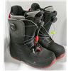 Image 1 : BURTON RULER SNOWBOARD BOOTS BLACK/GREY SIZE 12