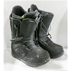 BURTON MOTO BLACK SNOWBOARD BOOTS SIZE 8