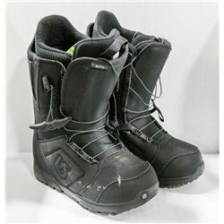 BURTON MOTO BLACK SNOWBOARD BOOTS SIZE 8