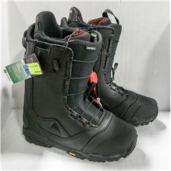 BURTON DRIVER X BLACK SNOWBOARD BOOTS SIZE 12