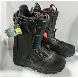 BURTON DRIVER X BLACK SNOWBOARD BOOTS SIZE 11