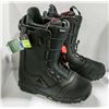 Image 1 : BURTON DRIVER X BLACK SNOWBOARD BOOTS SIZE 11