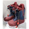Image 1 : BURTON BURGUNDY MOTO SNOWBOARDING BOOTS SIZE 7