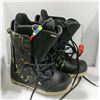 Image 1 : BURTON RAMPANT CAMO SNOWBOARDING BOOTS. SIZE 7
