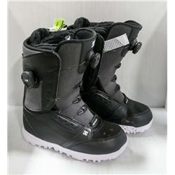 DC BLACK/GREY SNOWBOARDING BOOTS LOTUS 2020 SIZE 7