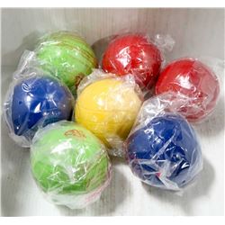 BOX OF ASSORTED BOTCHY HARD BALLS.