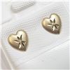 Image 2 : 14K Yellow Gold Heartshape Screwback Earrings, Suggested Retail Value $200