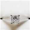 Image 1 : 14K Yellow Gold Diamond (0.5Ct,Si2,F) Ring (~Size 6) (~weight 3g), Made in Canada, Appraised Retail 